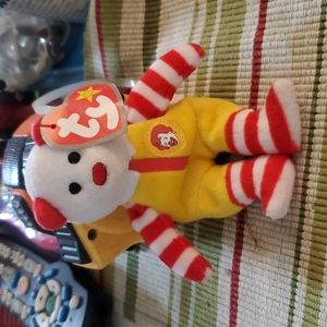 McDonald 25 yr Teenie Beanie Baby Bear 5"
